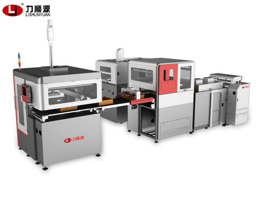 LY-HB1200CN बुद्धिमान उच्च गति कठोर बॉक्स उत्पादन लाइन 20-30pcs/Min