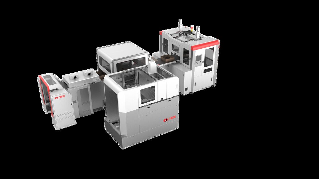 LY-HB2500CK  इंटेलिजेंट हाई-स्पीड रिजिड बॉक्स प्रोडक्शन लाइन गति 35 - 45 पीस/मिनट तक