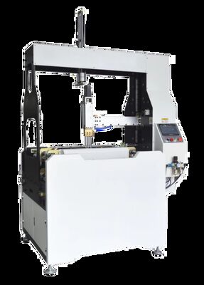 LY800C अर्ध स्वचालित कठोर बॉक्स बनाने की मशीन आकार समायोजन और बॉक्स बनाने के लिए वायवीय डबल सर्वो के साथ