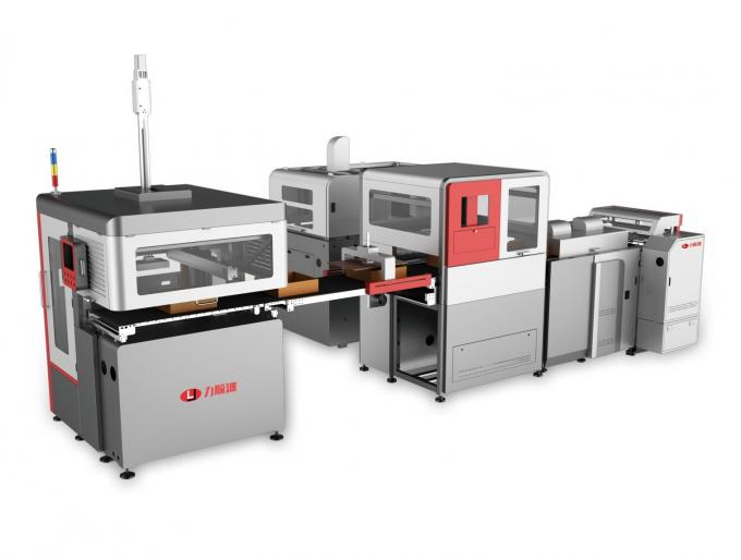 />LY-HB1200CN बुद्धिमान उच्च गति कठोर बॉक्स उत्पादन लाइन</strong></span></p>
<p> </p>
<p>LY-HB1200CN/CM एक बुद्धिमान हाई-स्पीड कठोर बॉक्स उत्पादन लाइन है। उत्पादन गति 20-30pcs/min तक है, जिससे रेंज बड़ी है। स्मार्टफोन बॉक्स जैसे कठोर बॉक्स के उत्पादन के लिए उपयुक्त है,मेकअप बॉक्स, आभूषण के बक्से और वाइन के बक्से।<br/>यह मशीन पेपर फीडिंग, ग्लूइंग, एश बोर्ड, कोने पेस्टिंग, पोजिशनिंग, बॉक्स होल्डिंग और एज रैपिंग के स्वचालित समापन का एहसास करने के लिए सर्वो नियंत्रण प्रणाली और दृश्य स्थिति प्रणाली को अपनाती है।<br/>फ़ीडिंग में, गोंद और कन्वेयर बेल्ट प्रसिद्ध ब्रांड सर्वो ड्राइव का उपयोग करते हुए, अनंत रूप से परिवर्तनीय गति, उच्च परिशुद्धता, समायोजित करने में आसान, समय की बचत कर सकते हैं;पोजिशनिंग भाग पोजिशनिंग सटीकता और दक्षता में सुधार करने के लिए दृश्य पोजिशनिंग प्रणाली और रोबोट पकड़ ग्रे बॉक्स को अपनाता है, ± 0.05 मिमी की सटीकता के साथ स्थिति, स्थिति और डिबगिंग गति तेज है।</p>
<hr/>
<p><img src=